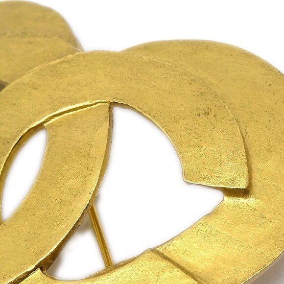 Chanel Heart Brooch Gold 95P 181895 - Picture 3 of 4